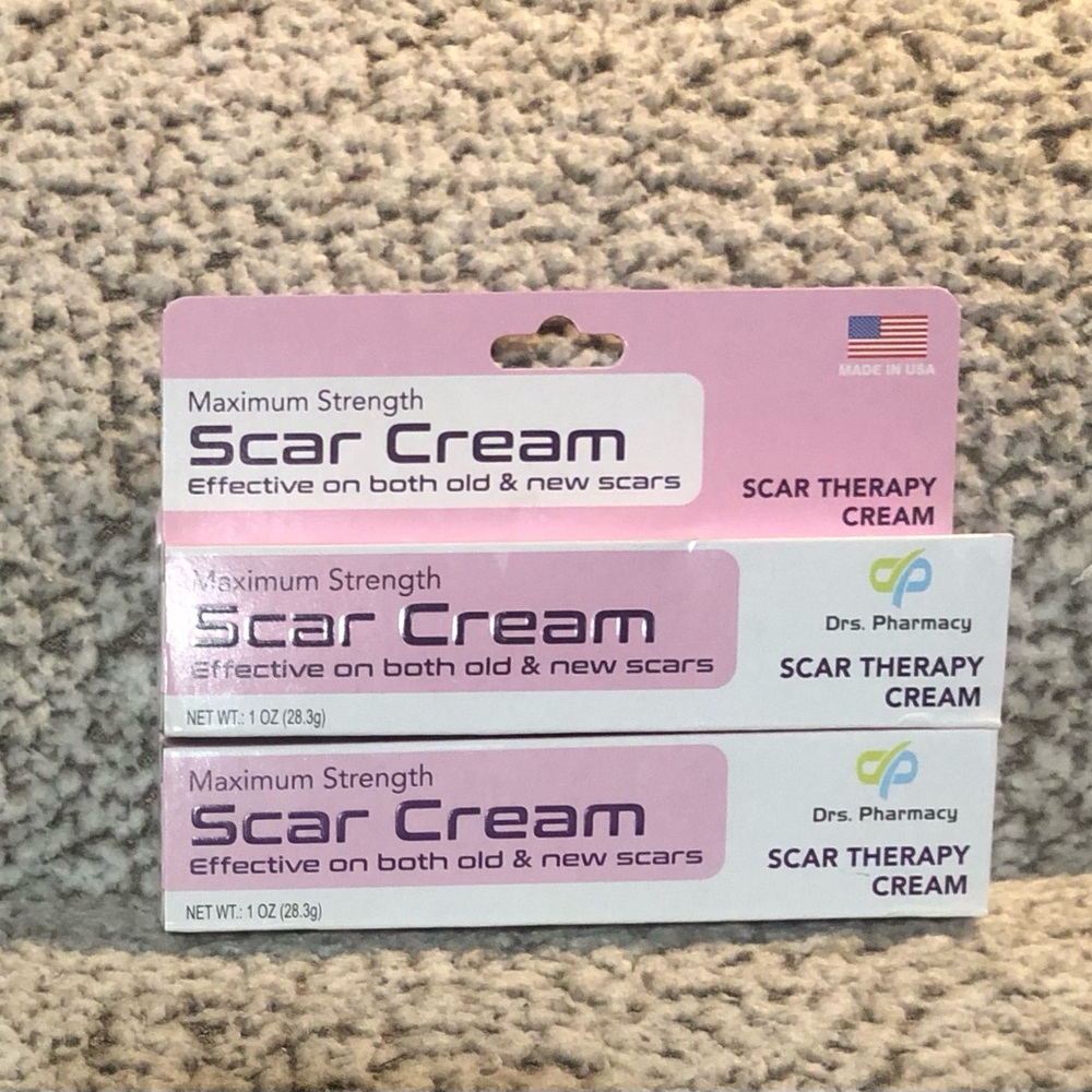 Drs. Pharmacy Max Strength Scar Cream effective on both old & new scars (2).